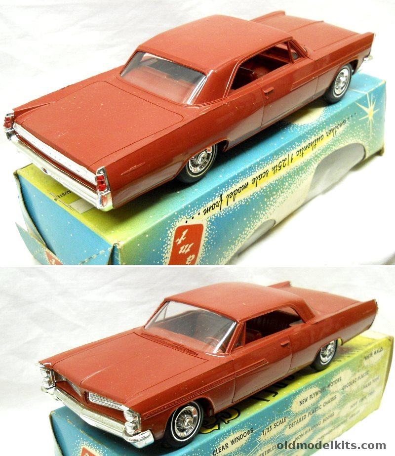 AMT 1/25 1963 Pontiac Bonneville 2 Door Hardtop Promo plastic model kit